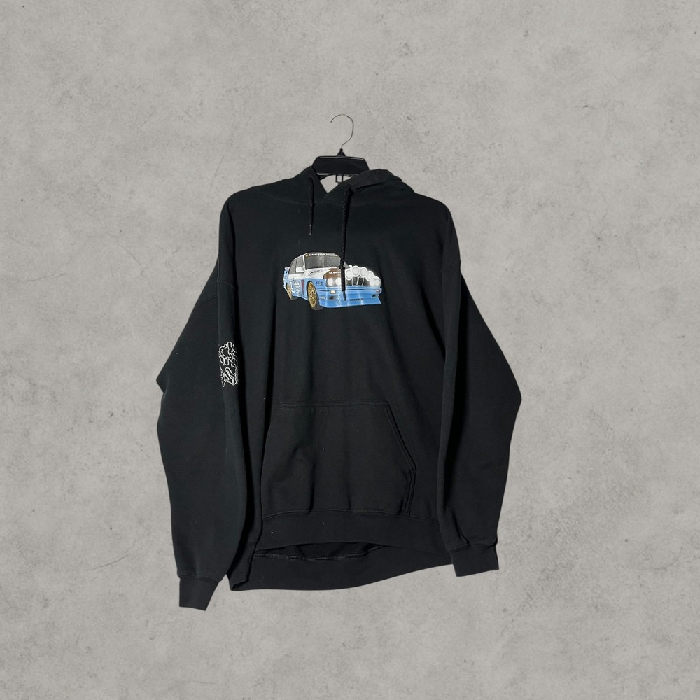 Travis Scott Cactus Jack Jackboys BMW Rally Car Hoodie Black Medium